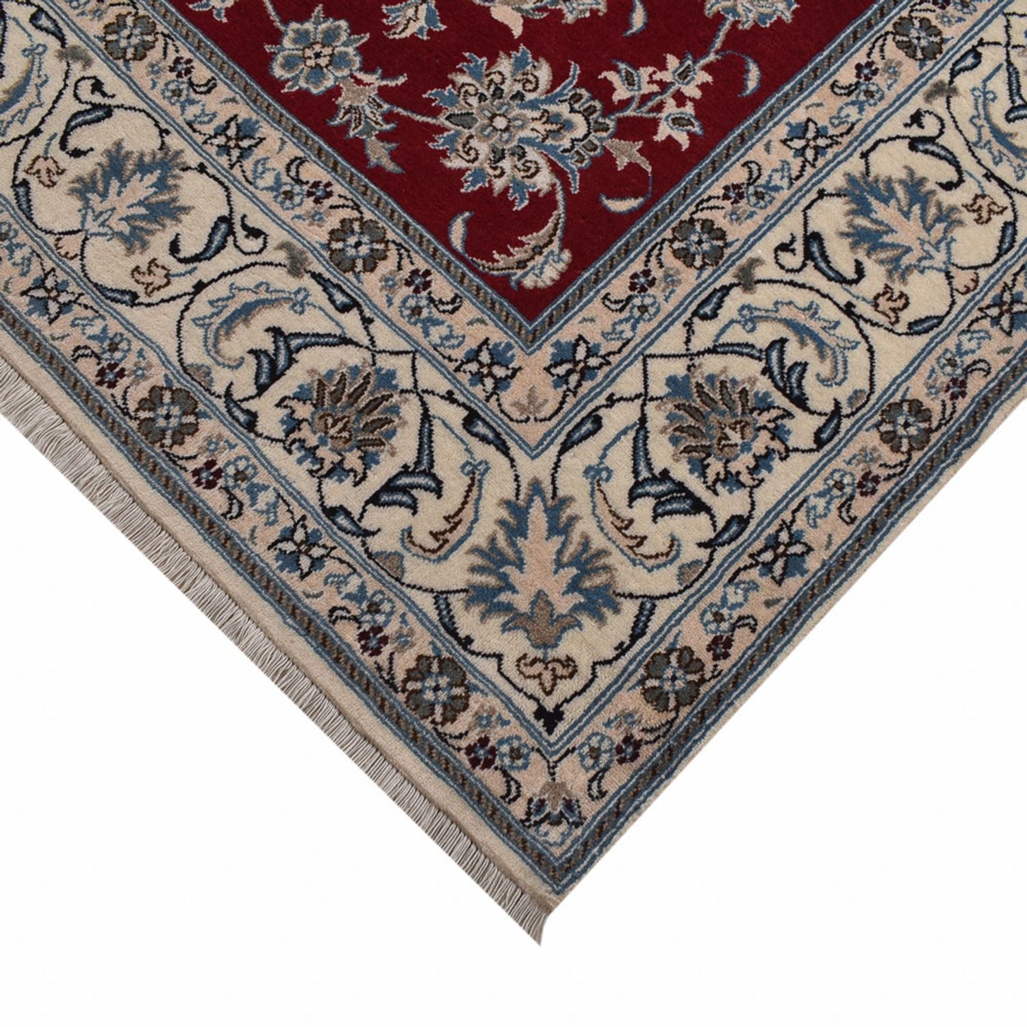 Alfombra persa - Nain - 297 x 202 cm - rojo