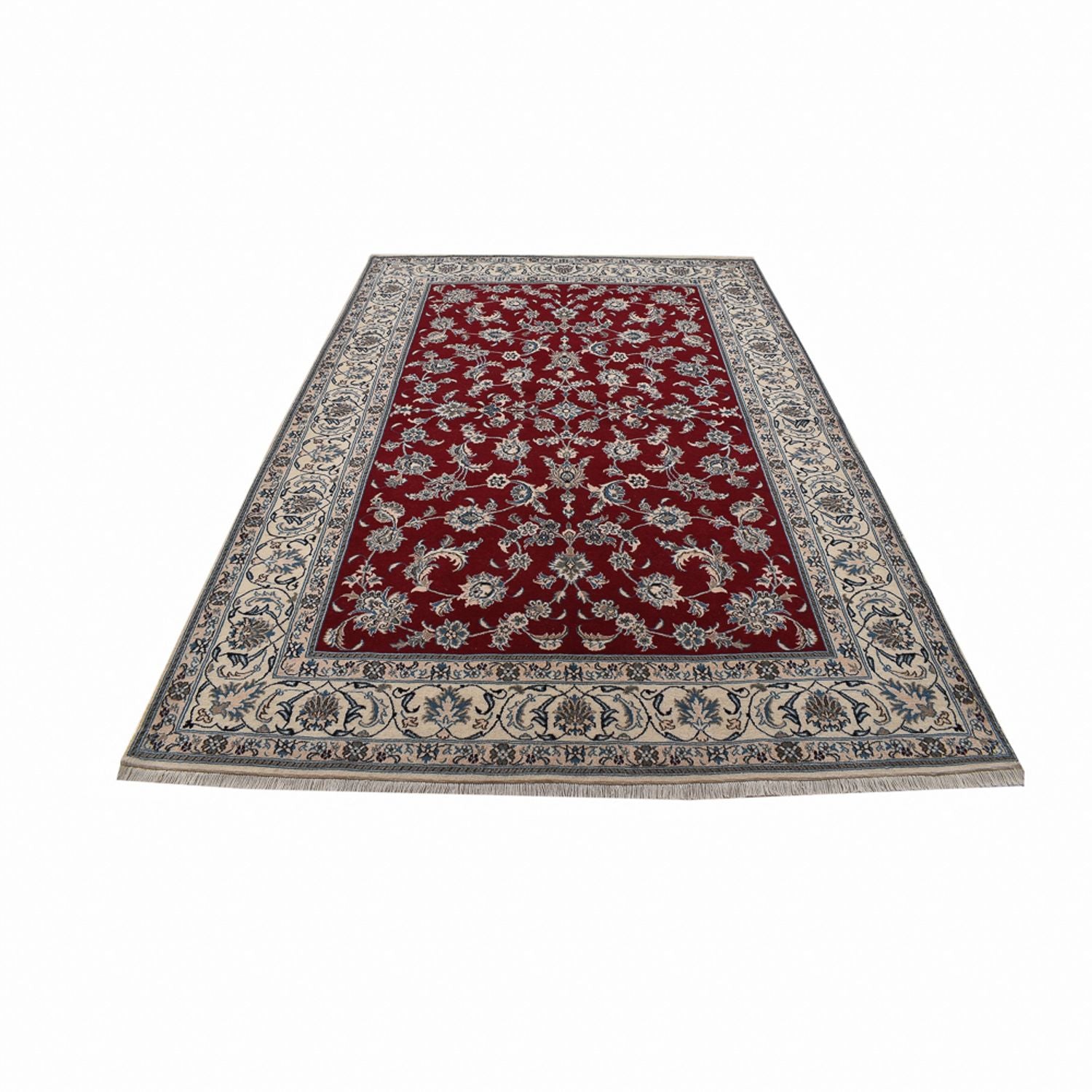 Alfombra persa - Nain - 297 x 202 cm - rojo