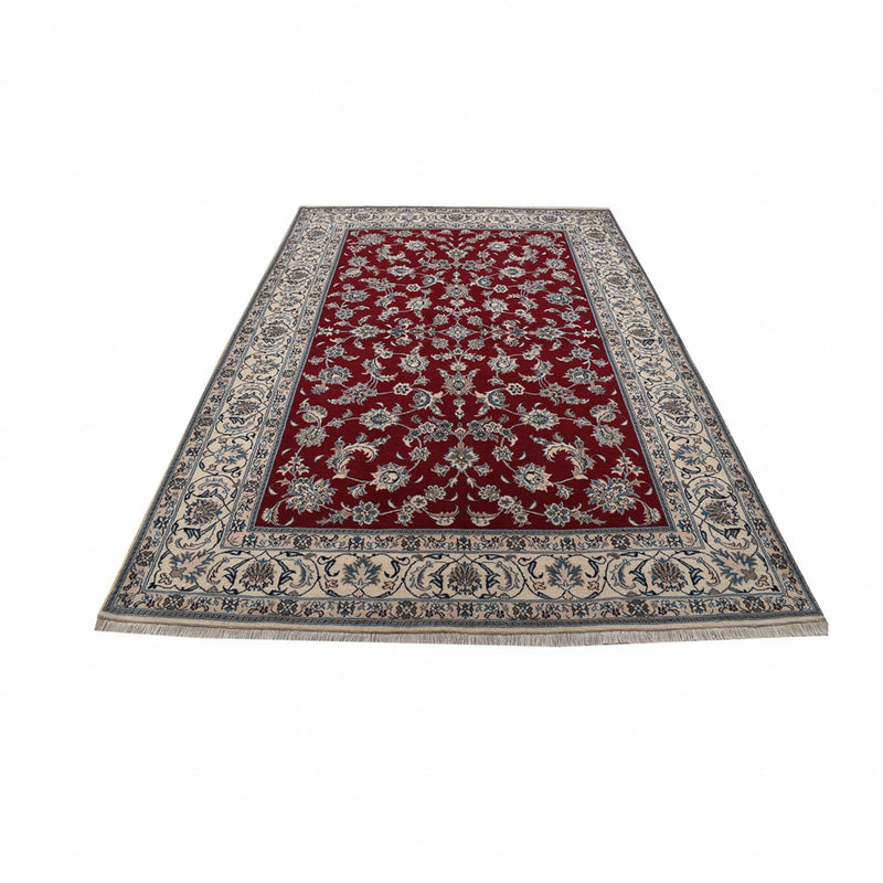Alfombra persa - Nain - 297 x 202 cm - rojo