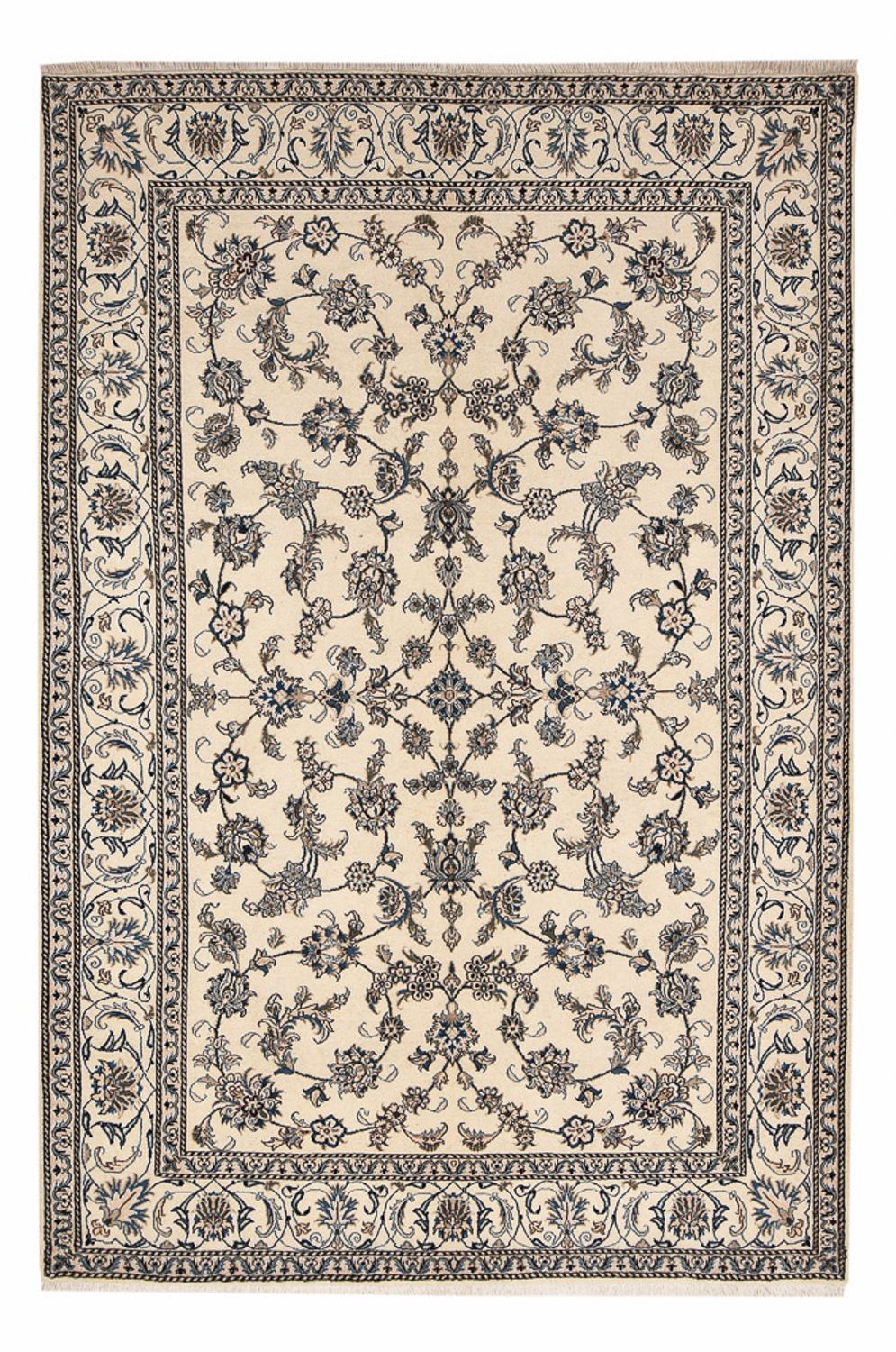 Alfombra persa - Nain - 298 x 195 cm - arena