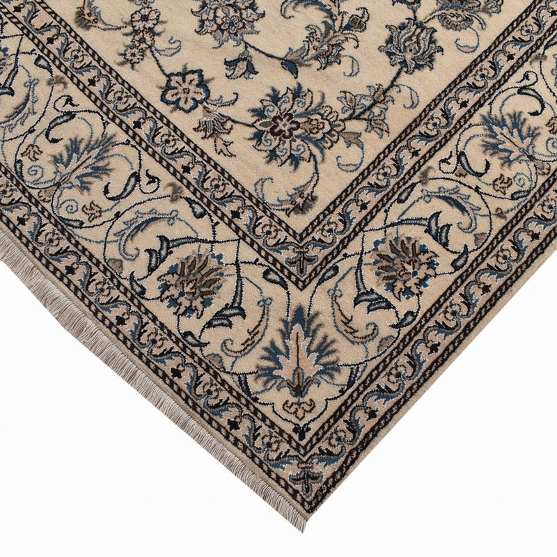 Alfombra persa - Nain - 298 x 195 cm - arena