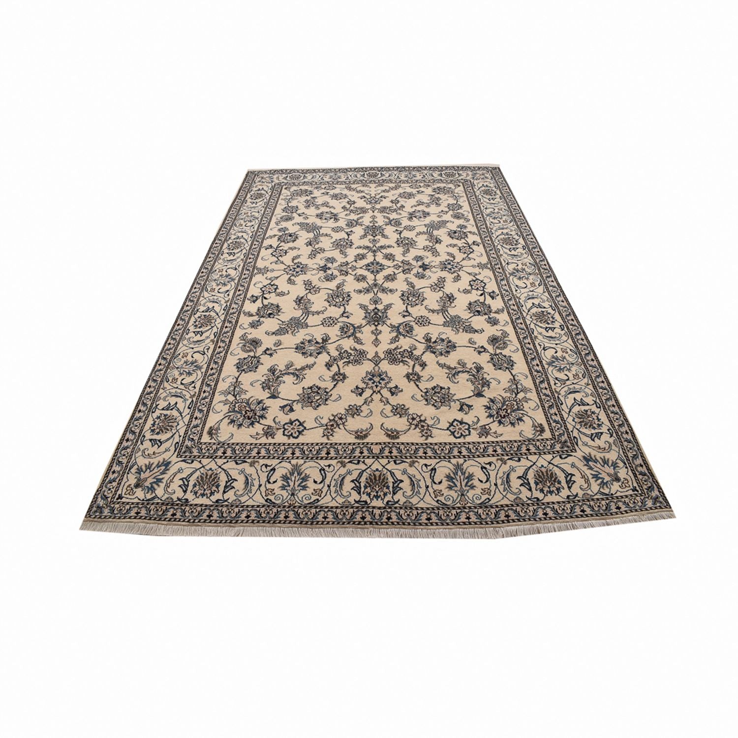 Alfombra persa - Nain - 298 x 195 cm - arena