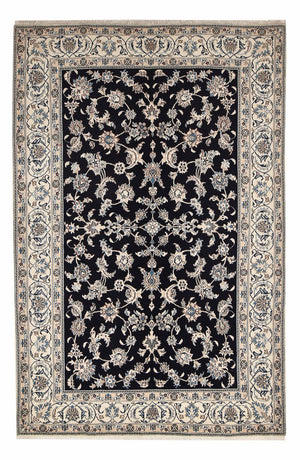 Alfombra persa - Nain - 310 x 198 cm - azul oscuro