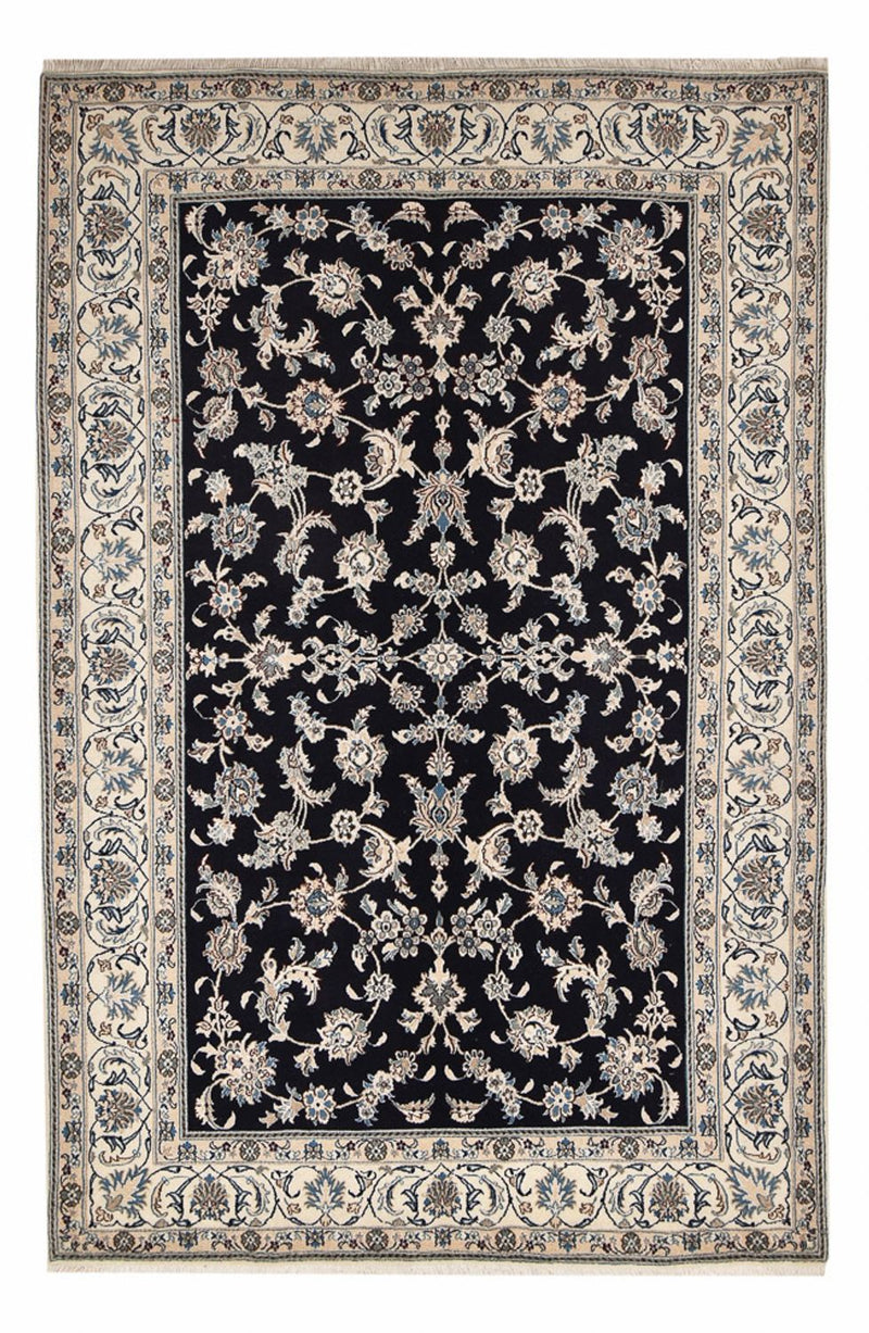 Alfombra persa - Nain - 310 x 198 cm - azul oscuro