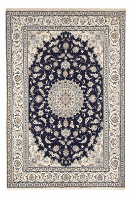 Alfombra persa - Nain - 295 x 195 cm - azul oscuro