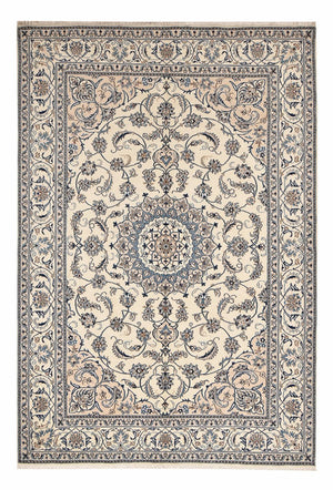 Alfombra persa - Nain - 293 x 198 cm - arena