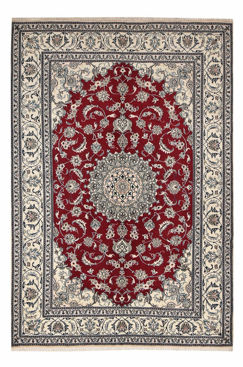 Alfombra persa - Nain - 297 x 203 cm - rojo