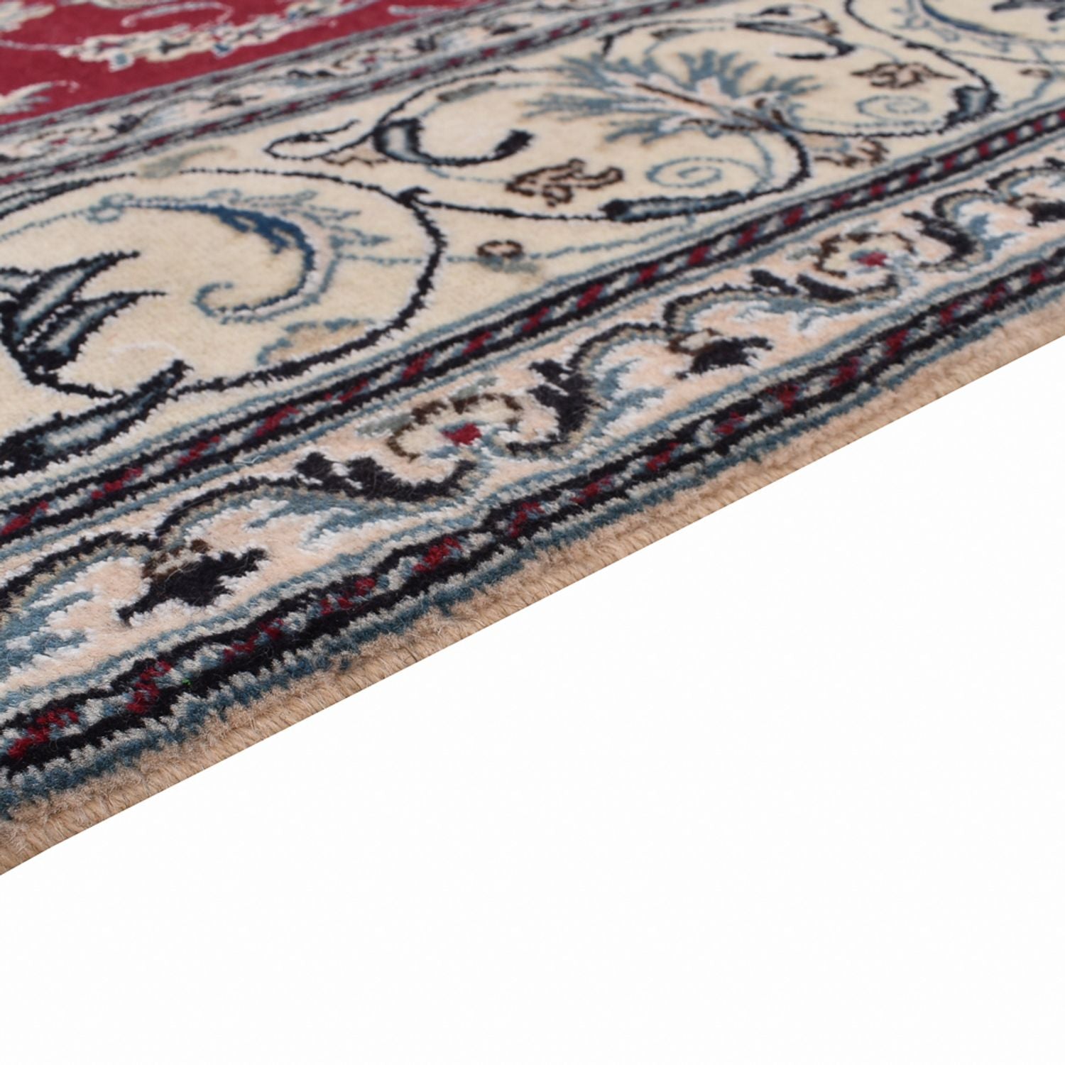 Alfombra persa - Nain - 297 x 203 cm - rojo