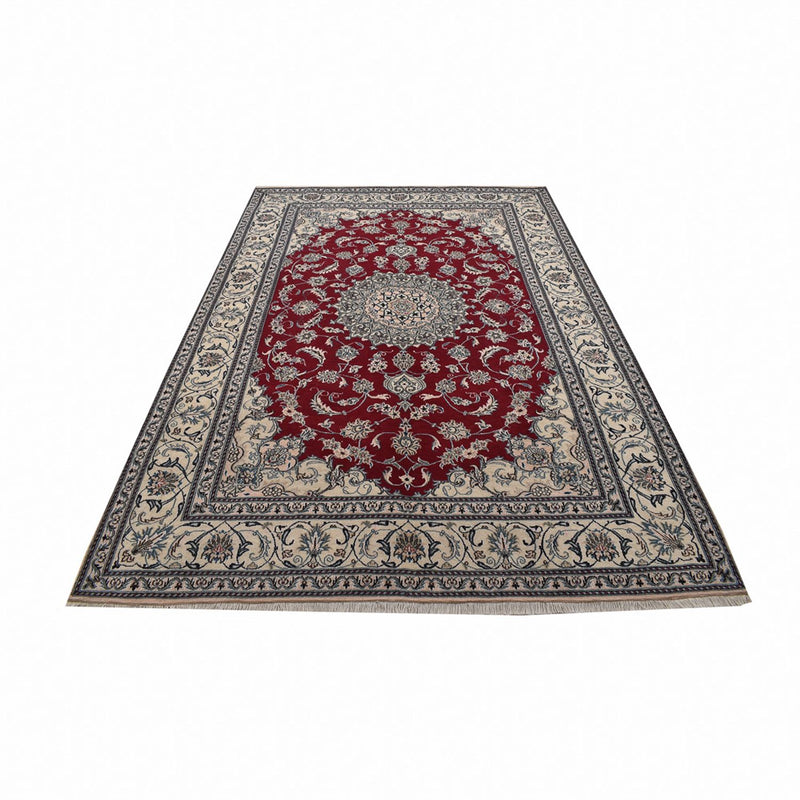 Alfombra persa - Nain - 297 x 203 cm - rojo