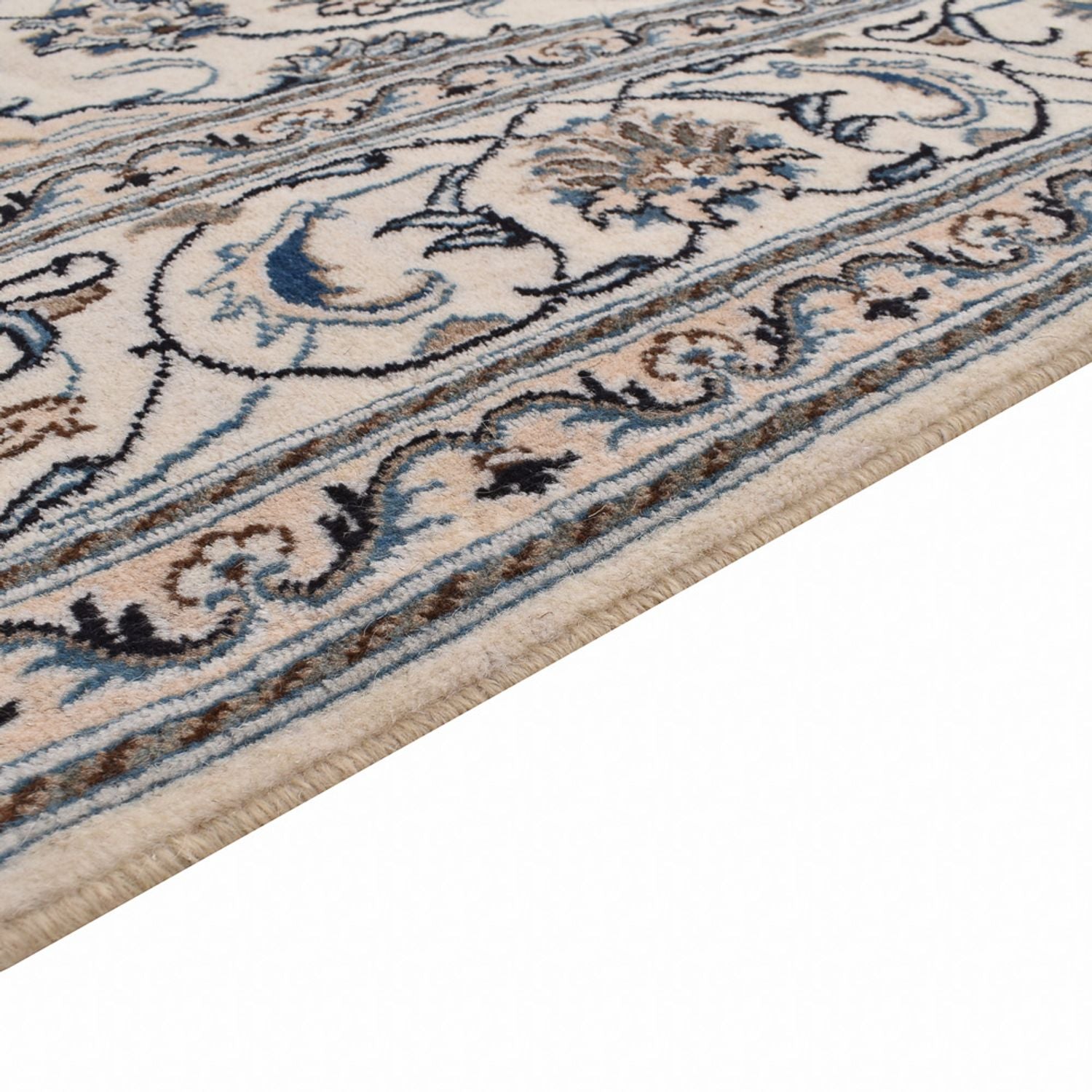 Alfombra persa - Nain - 309 x 197 cm - crema