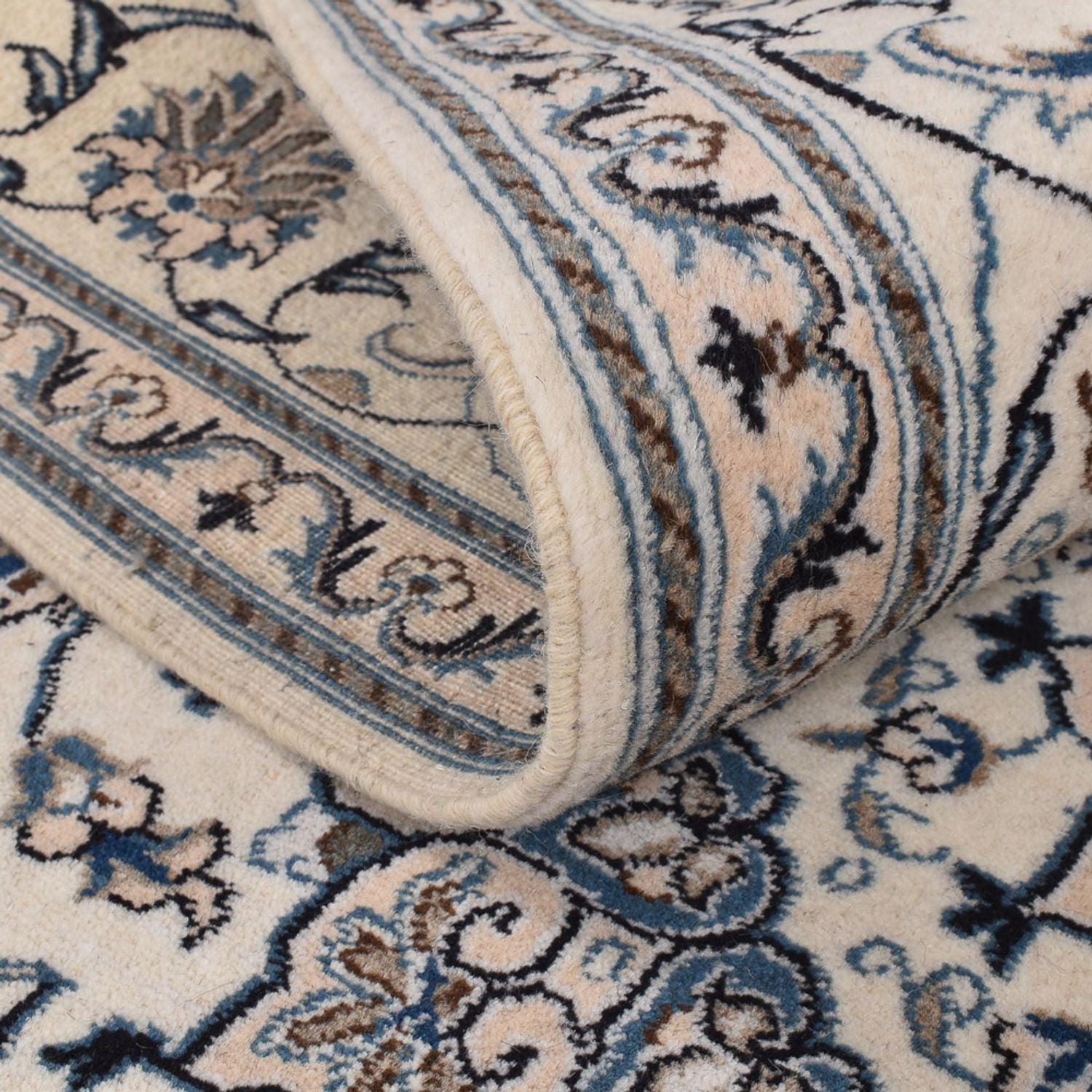 Alfombra persa - Nain - 309 x 197 cm - crema