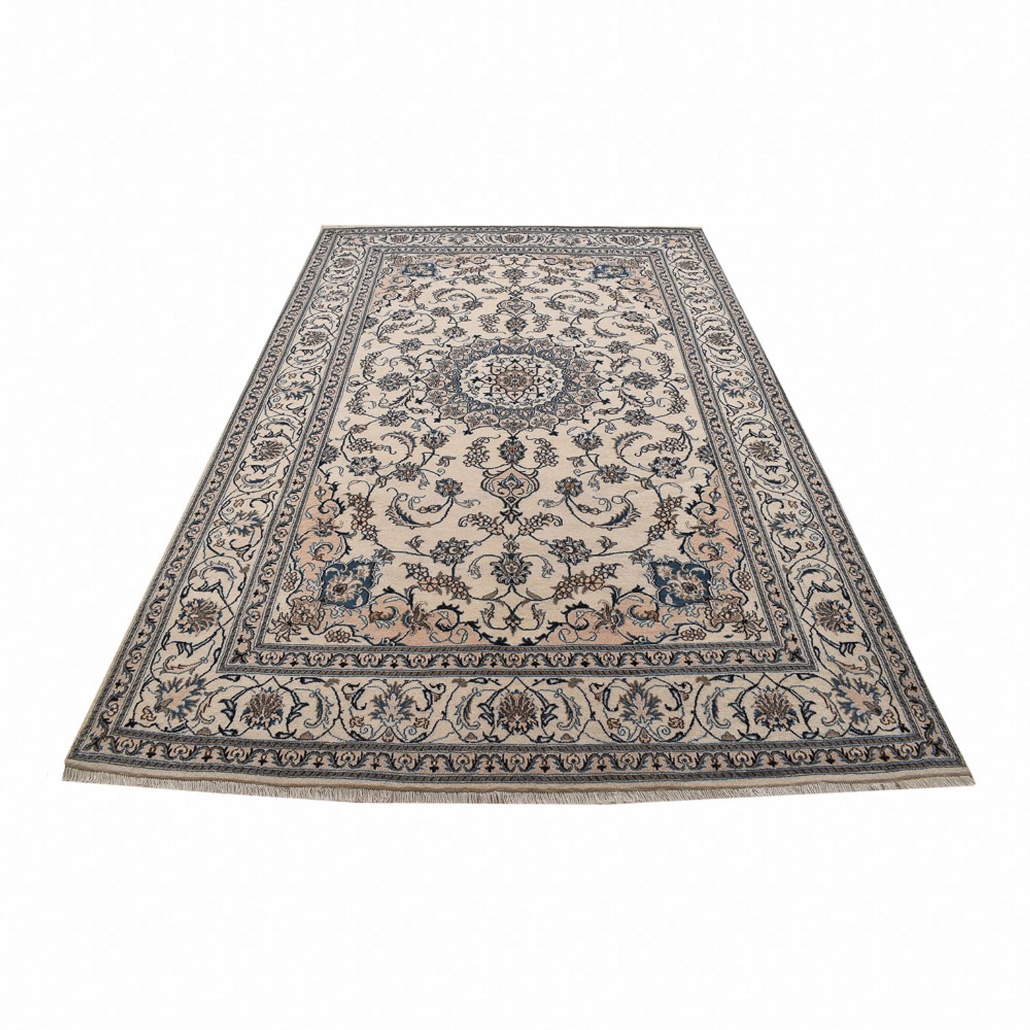 Alfombra persa - Nain - 309 x 197 cm - crema