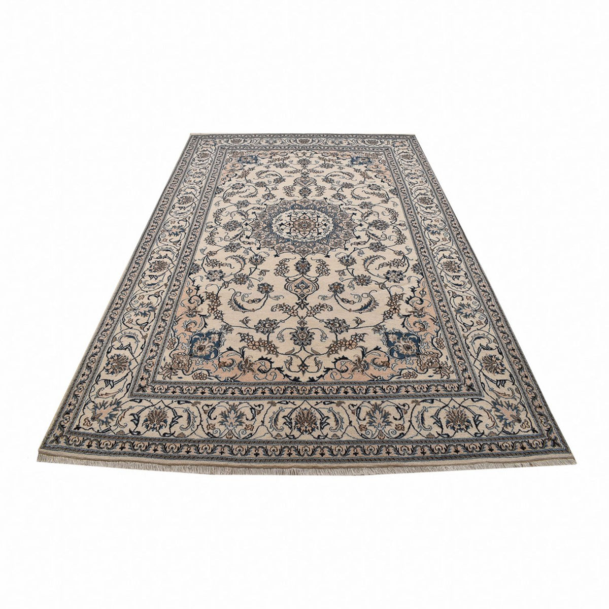 Alfombra persa - Nain - 309 x 197 cm - crema
