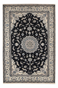 Alfombra persa - Nain - 298 x 202 cm - azul oscuro