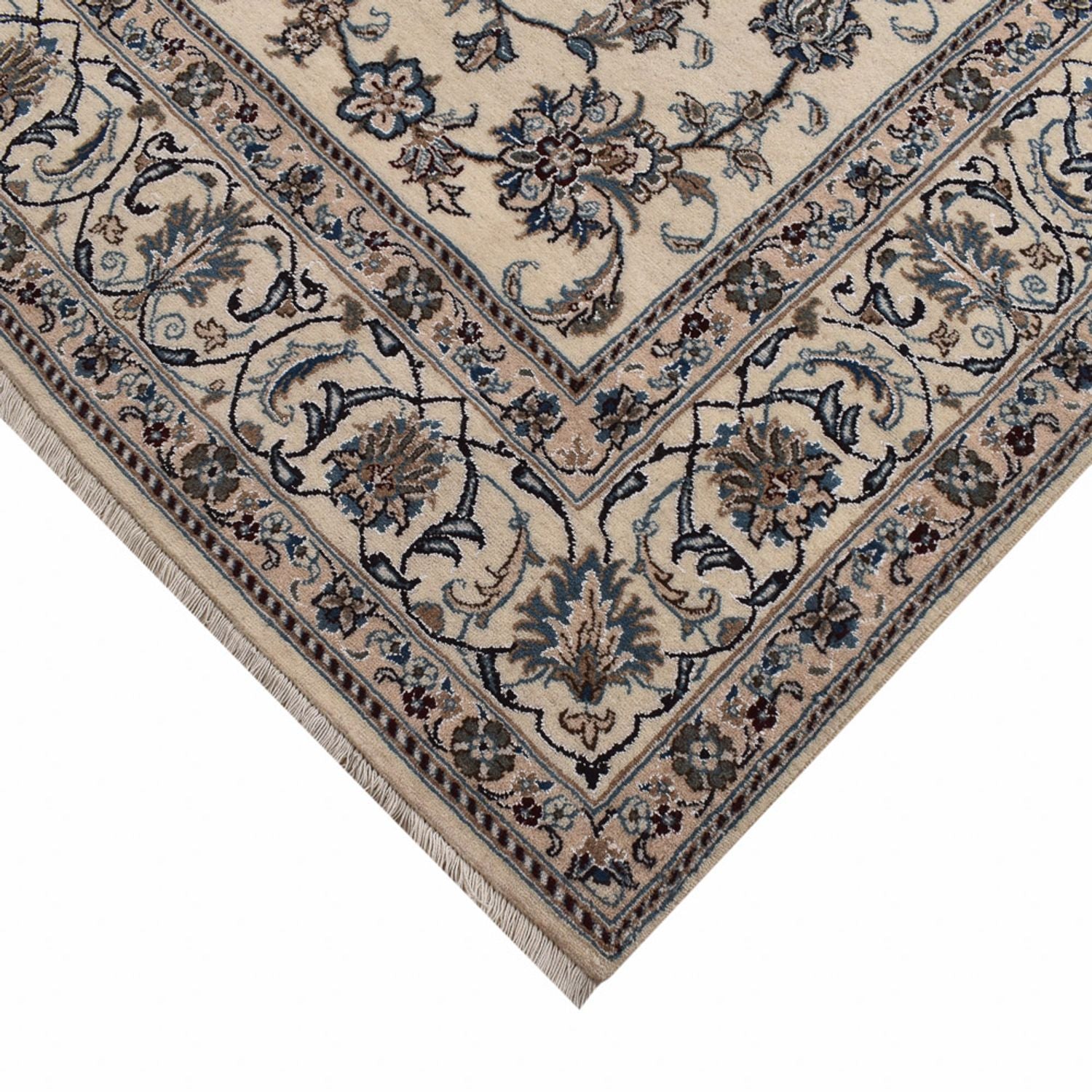 Alfombra persa - Nain - 300 x 198 cm - crema