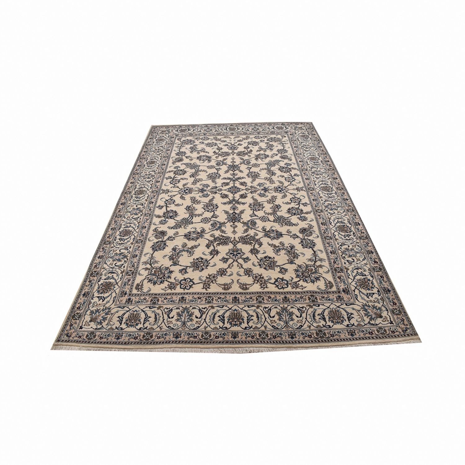 Alfombra persa - Nain - 300 x 198 cm - crema