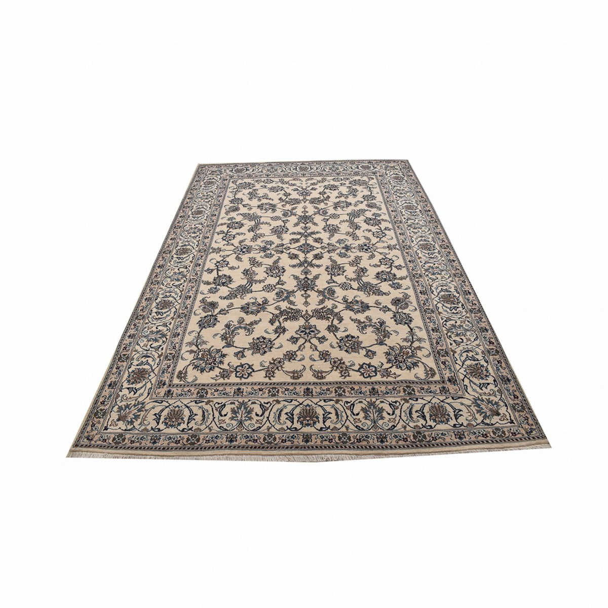 Alfombra persa - Nain - 300 x 198 cm - crema