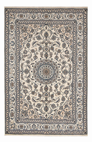 Alfombra persa - Nain - 304 x 203 cm - crema