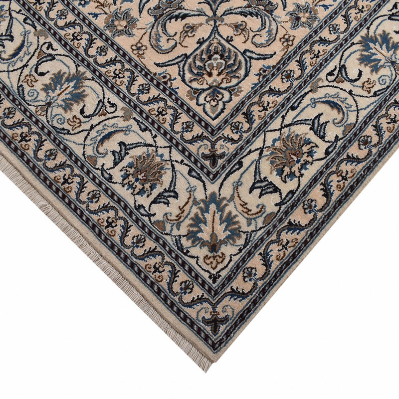 Alfombra persa - Nain - 304 x 203 cm - crema