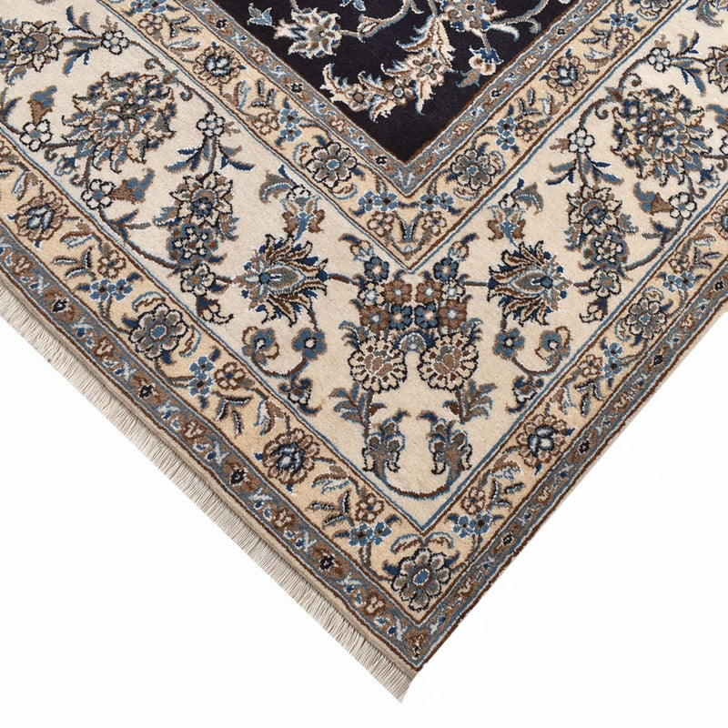 Alfombra persa - Nain cuadrado  - 293 x 281 cm - azul oscuro
