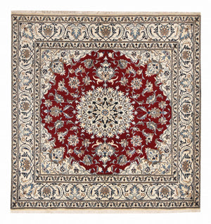 Alfombra persa - Nain cuadrado  - 197 x 195 cm - rojo