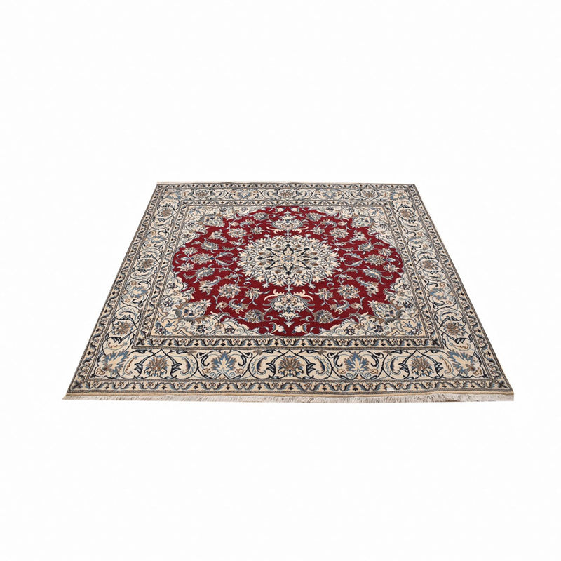 Alfombra persa - Nain cuadrado  - 197 x 195 cm - rojo