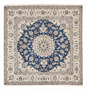 Alfombra persa - Nain cuadrado  - 202 x 195 cm - azul