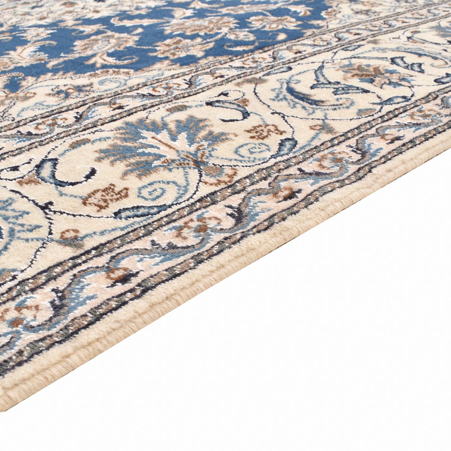 Alfombra persa - Nain cuadrado  - 202 x 195 cm - azul