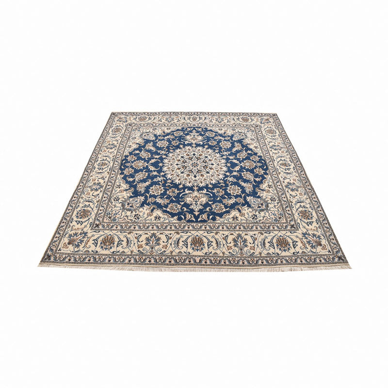 Alfombra persa - Nain cuadrado  - 202 x 195 cm - azul
