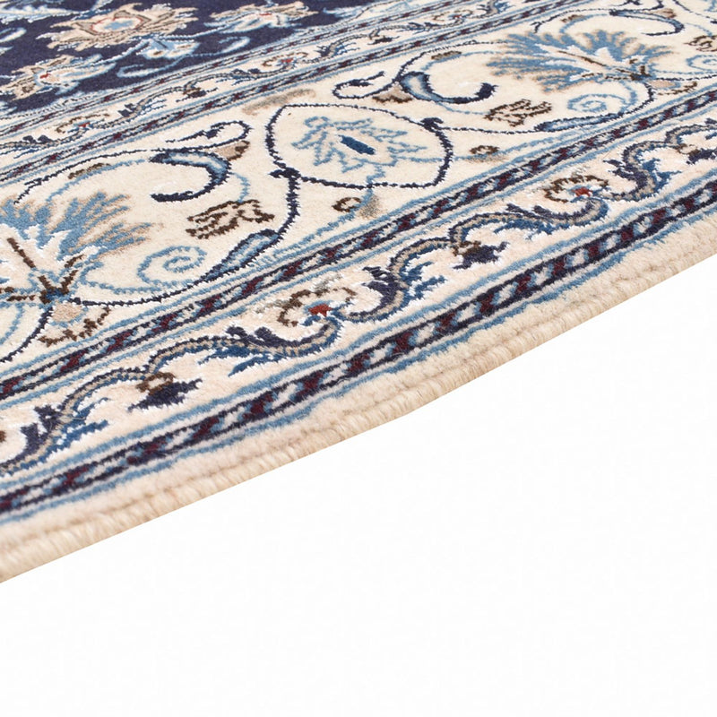 Alfombra persa - Nain cuadrado  - 198 x 195 cm - azul oscuro