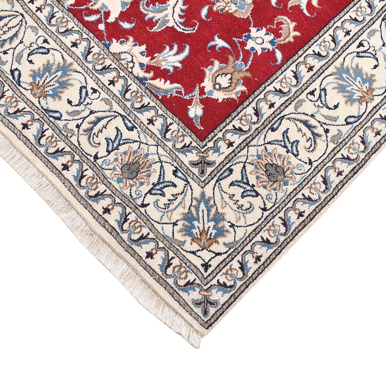 Alfombra persa - Nain - 238 x 168 cm - rojo