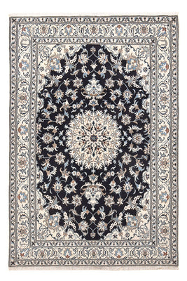 Alfombra persa - Nain - 242 x 162 cm - azul oscuro