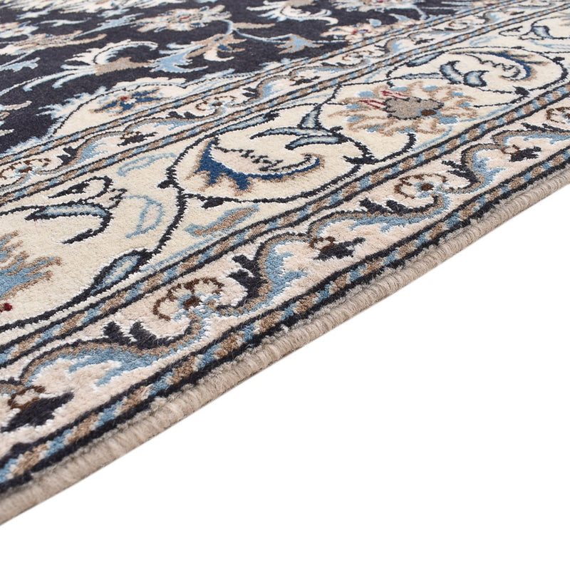 Alfombra persa - Nain - 242 x 162 cm - azul oscuro