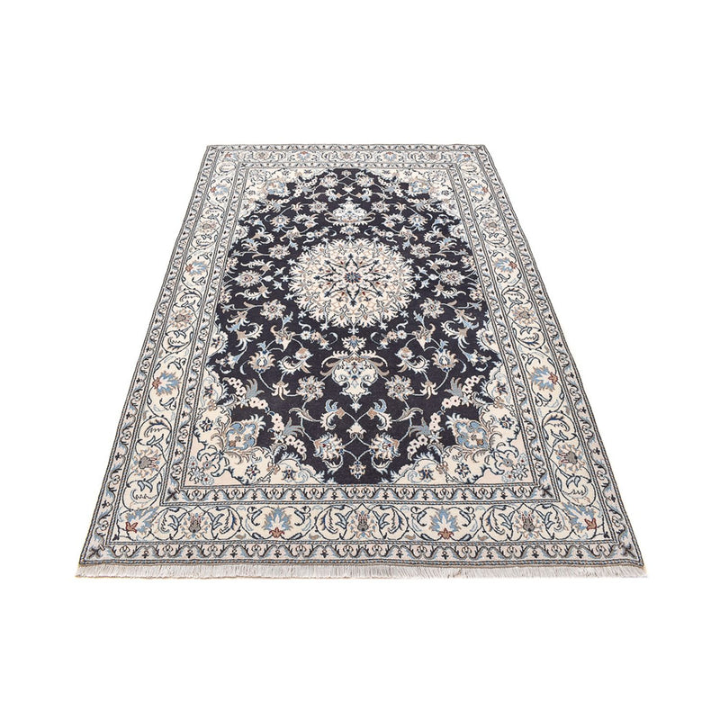 Alfombra persa - Nain - 242 x 162 cm - azul oscuro