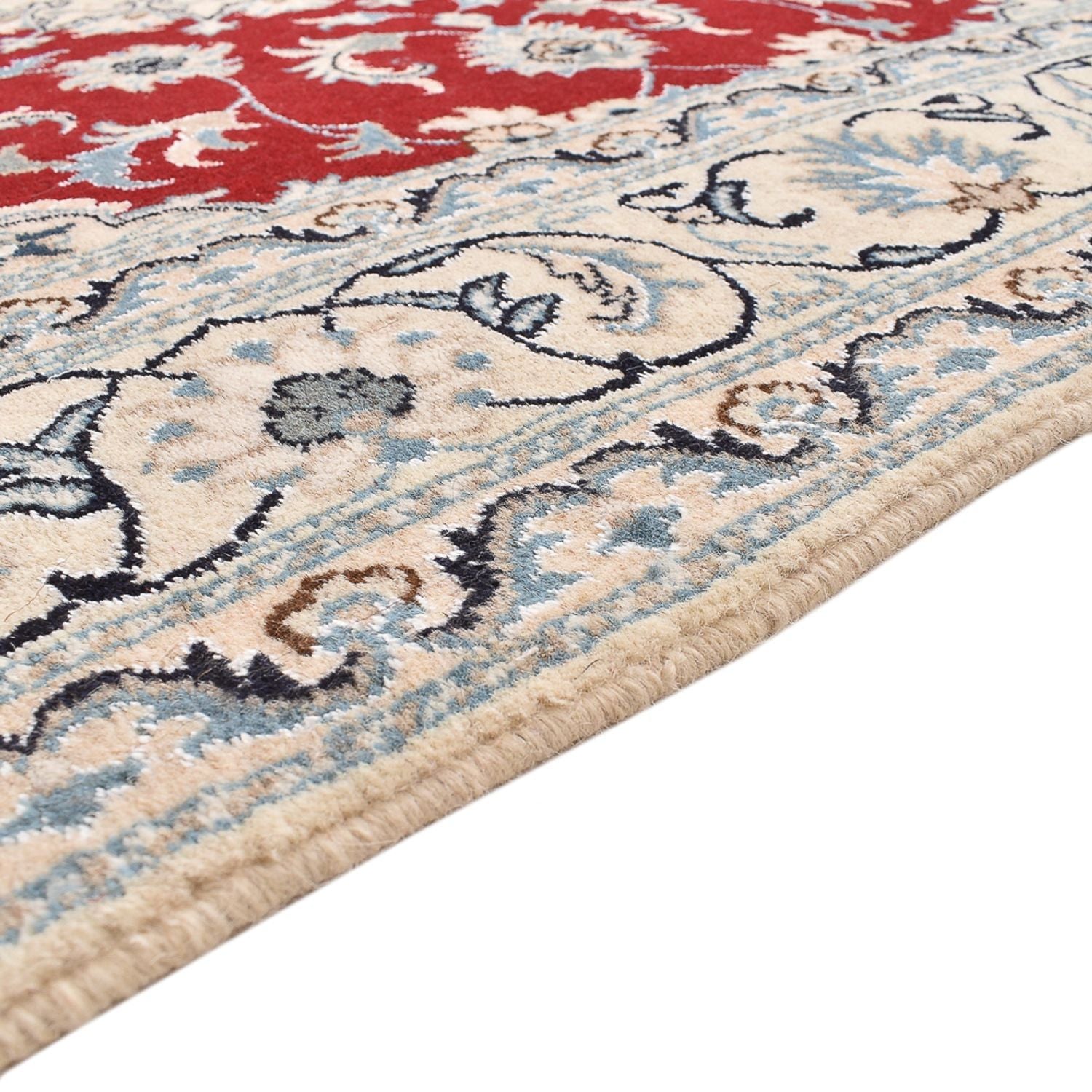 Alfombra persa - Nain - 233 x 167 cm - rojo