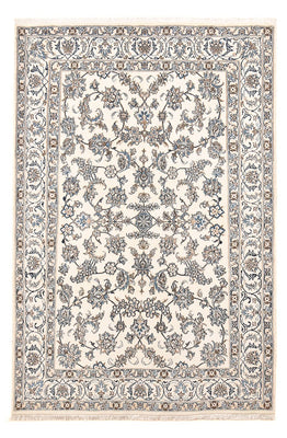 Alfombra persa - Nain - 240 x 165 cm - gris claro