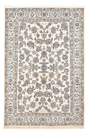 Alfombra persa - Nain - 240 x 165 cm - gris claro
