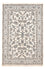 Alfombra persa - Nain - 240 x 165 cm - gris claro