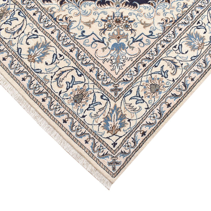Alfombra persa - Nain - 239 x 165 cm - azul oscuro