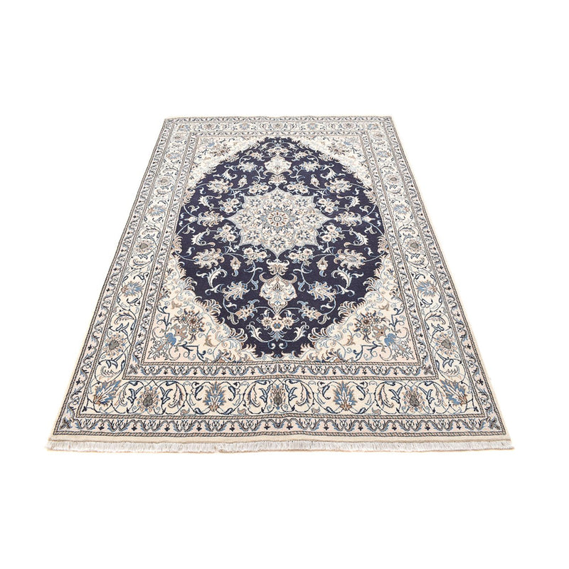 Alfombra persa - Nain - 239 x 165 cm - azul oscuro