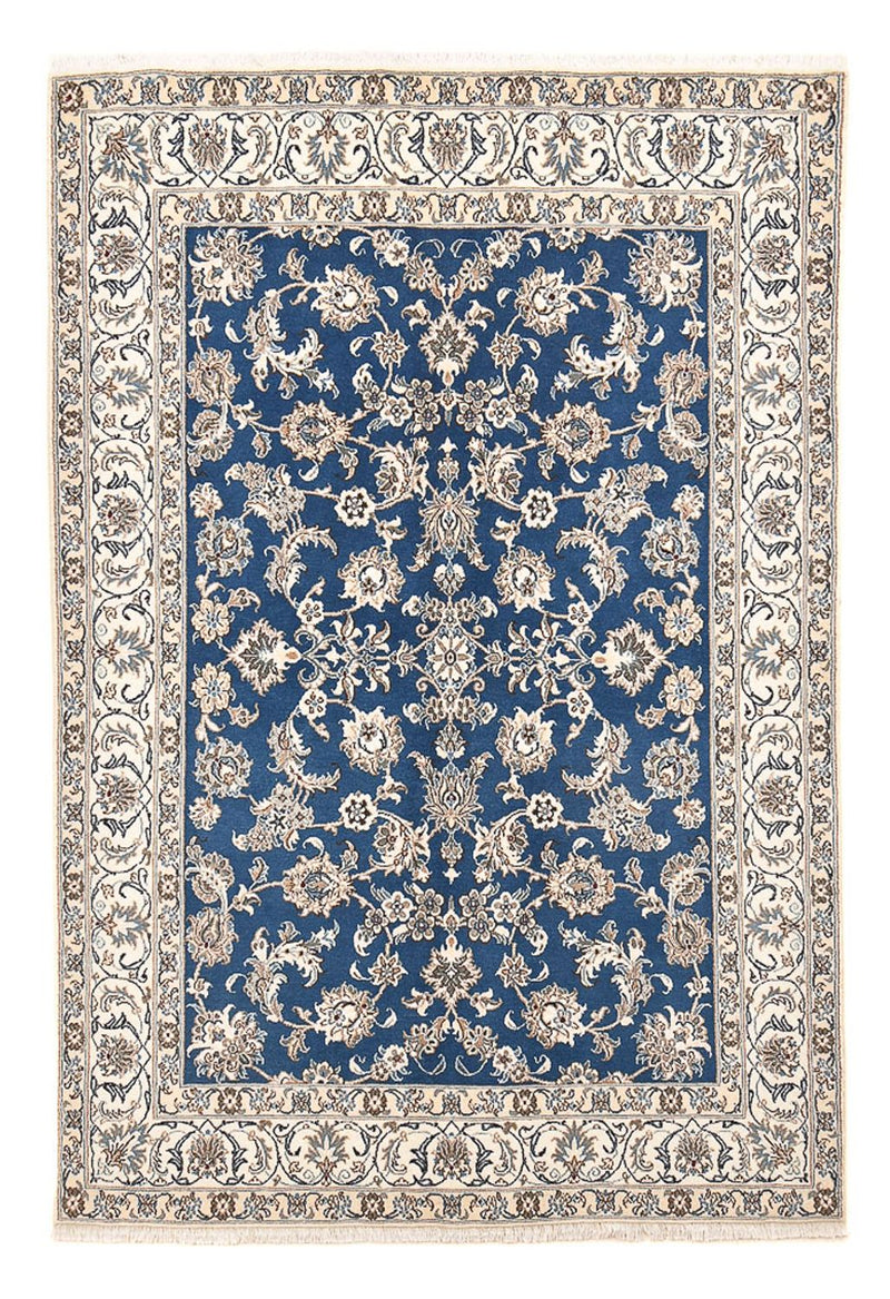 Alfombra persa - Nain - 242 x 165 cm - azul