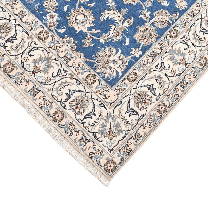 Alfombra persa - Nain - 242 x 165 cm - azul