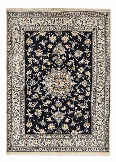 Nain - 12La Alfombra 149x200cm - Alfombra persa - azul oscuro