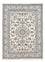 Alfombra persa - Nain - 200 x 149 cm - gris claro
