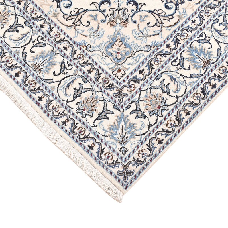 Alfombra persa - Nain - 200 x 149 cm - gris claro