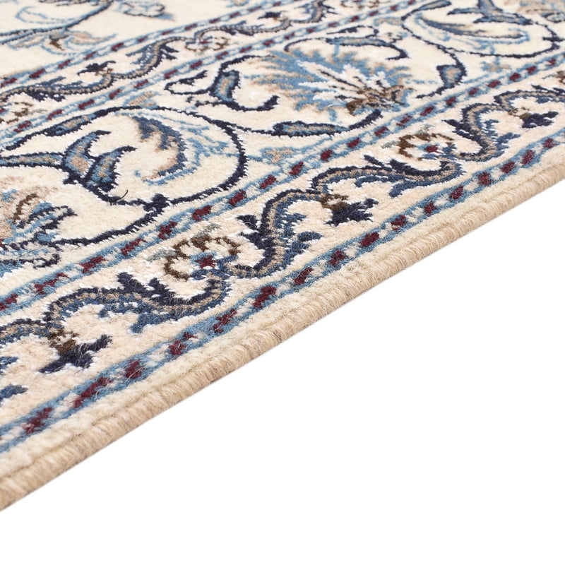 Alfombra persa - Nain - 200 x 149 cm - gris claro