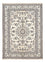 Alfombra persa - Nain - 209 x 149 cm - gris claro