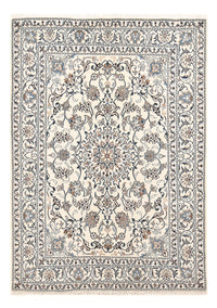 Alfombra persa - Nain - 207 x 149 cm - beige claro