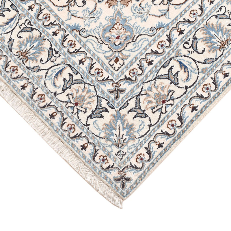 Alfombra persa - Nain - 207 x 149 cm - beige claro