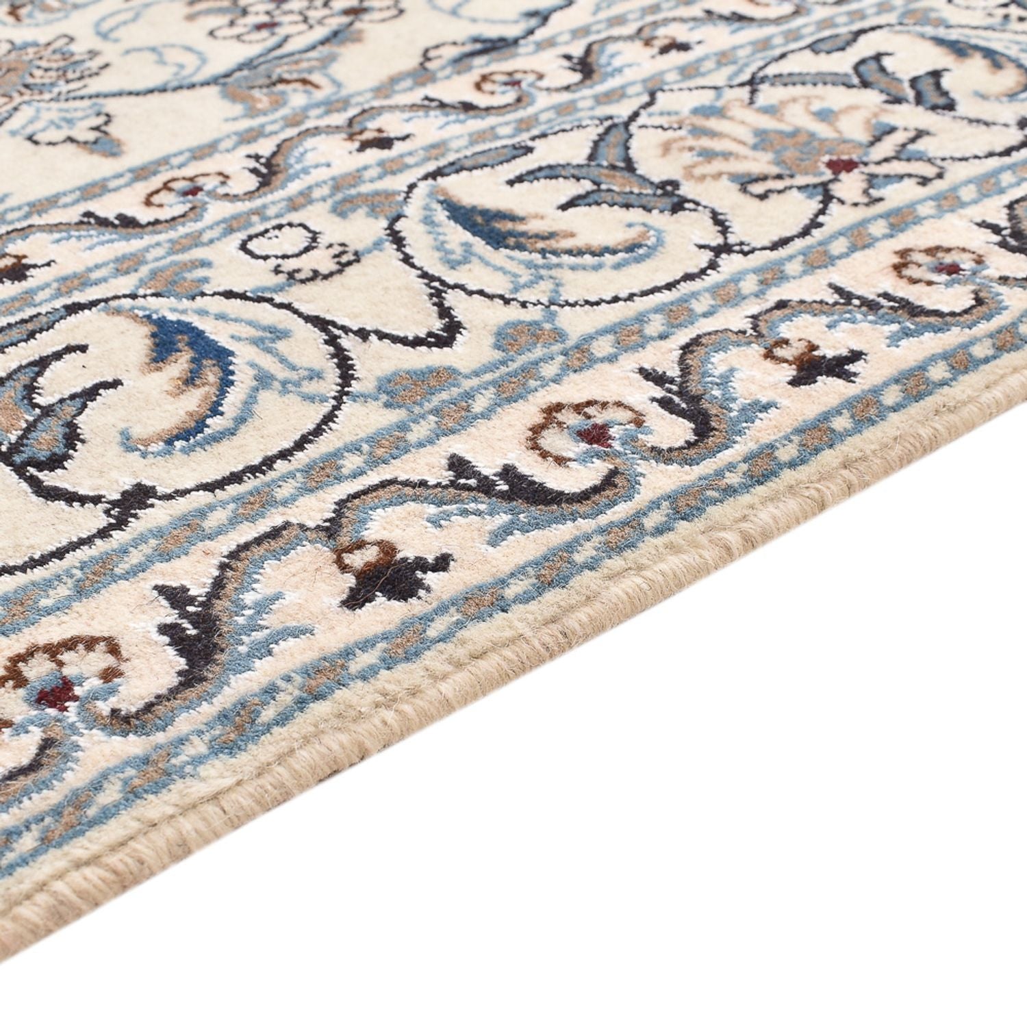 Alfombra persa - Nain - 207 x 149 cm - beige claro